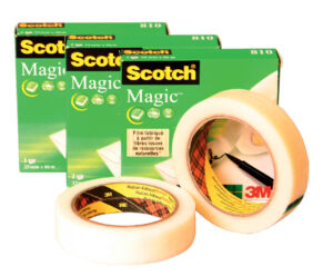 PLAKBAND 3M SCOTCH 810 12MMX33M MAGIC ONZICHTBAAR