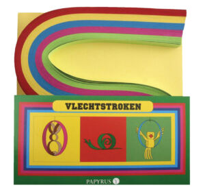 VLECHTSTROKEN PAPYRUS KREATIEF 1.5X48CM ASS