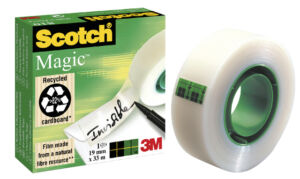 PLAKBAND 3M SCOTCH 810 19MMX33M MAGIC ONZICHTBAAR