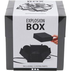 EXPLOSION BOX CREOTIME 12X12X12CM ZWART