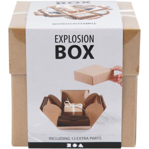 EXPLOSION BOX CREOTIME 12X12X12CM NATUREL